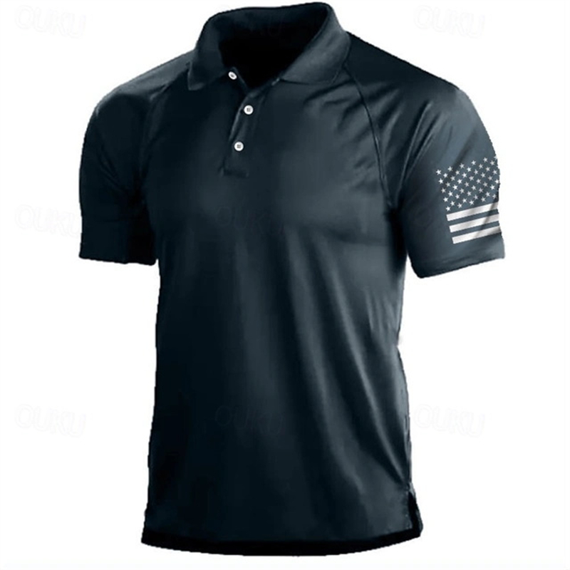 Golf Equipment Sales - Camisa polo masculina com estampa 3d,