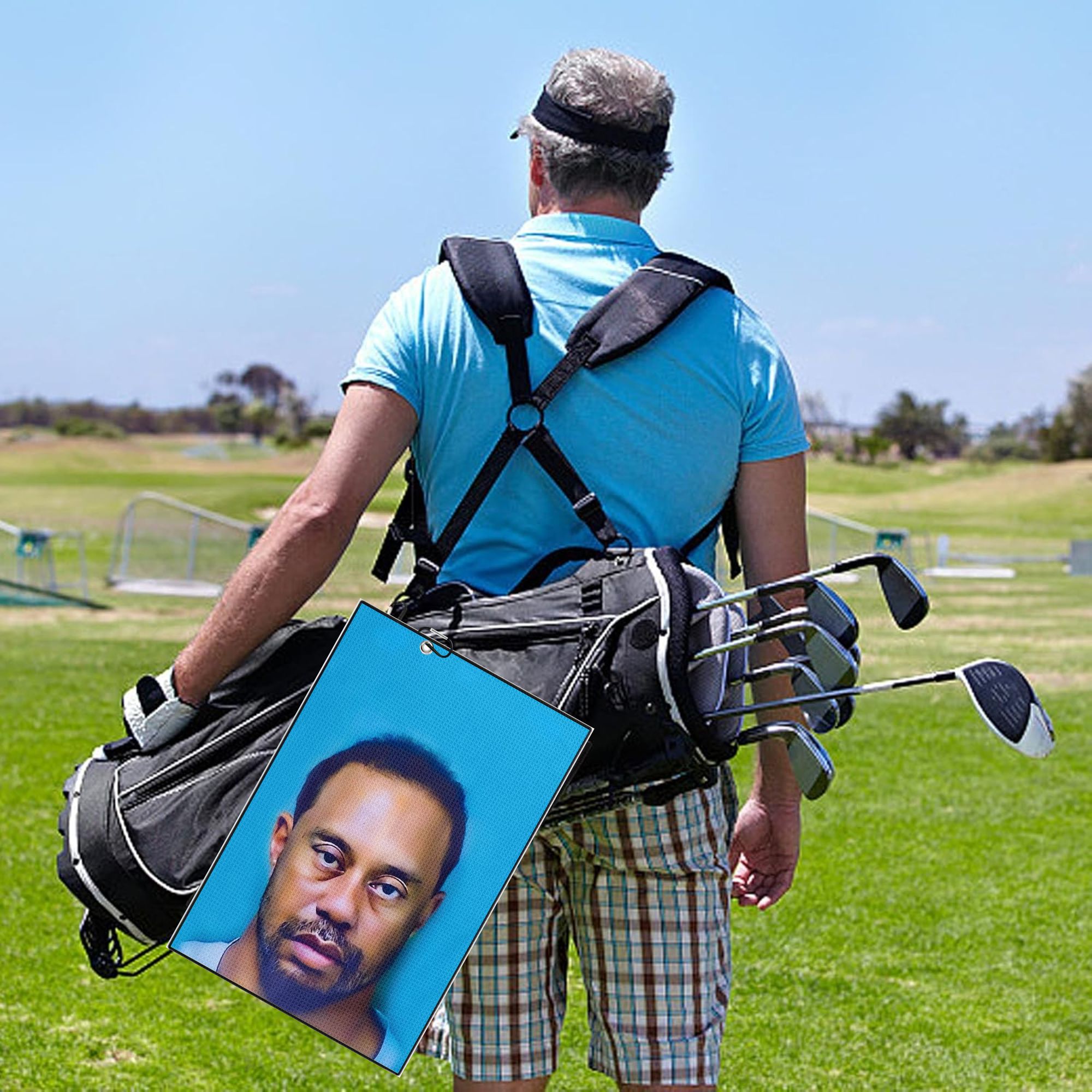 2 toalhas de golfe premium de  - Golf Towel Waffle avaliação e preço