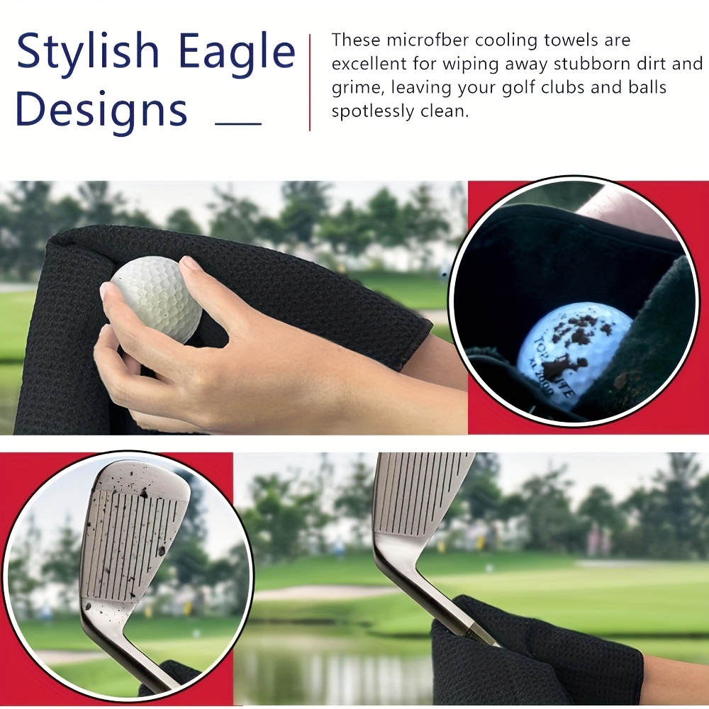 Toalha de golfe premium com cl - Golf Towel Waffle avaliação e preço