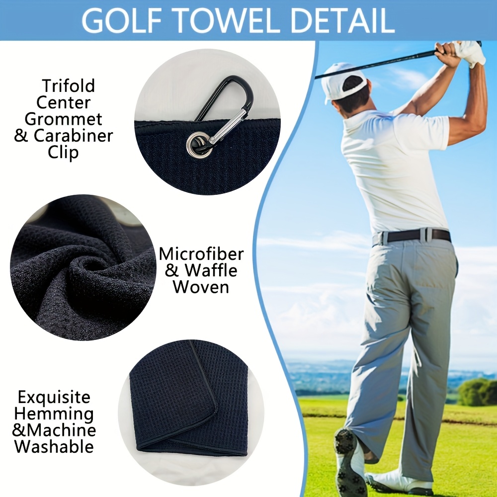 Toalha de golfe premium com cl - Golf Towel Waffle avaliação e preço