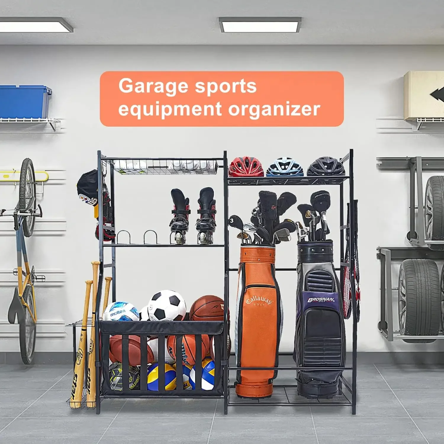 Organizador de Equipamentos Es - Golf Equipment Organizer For Garage avaliação e preço