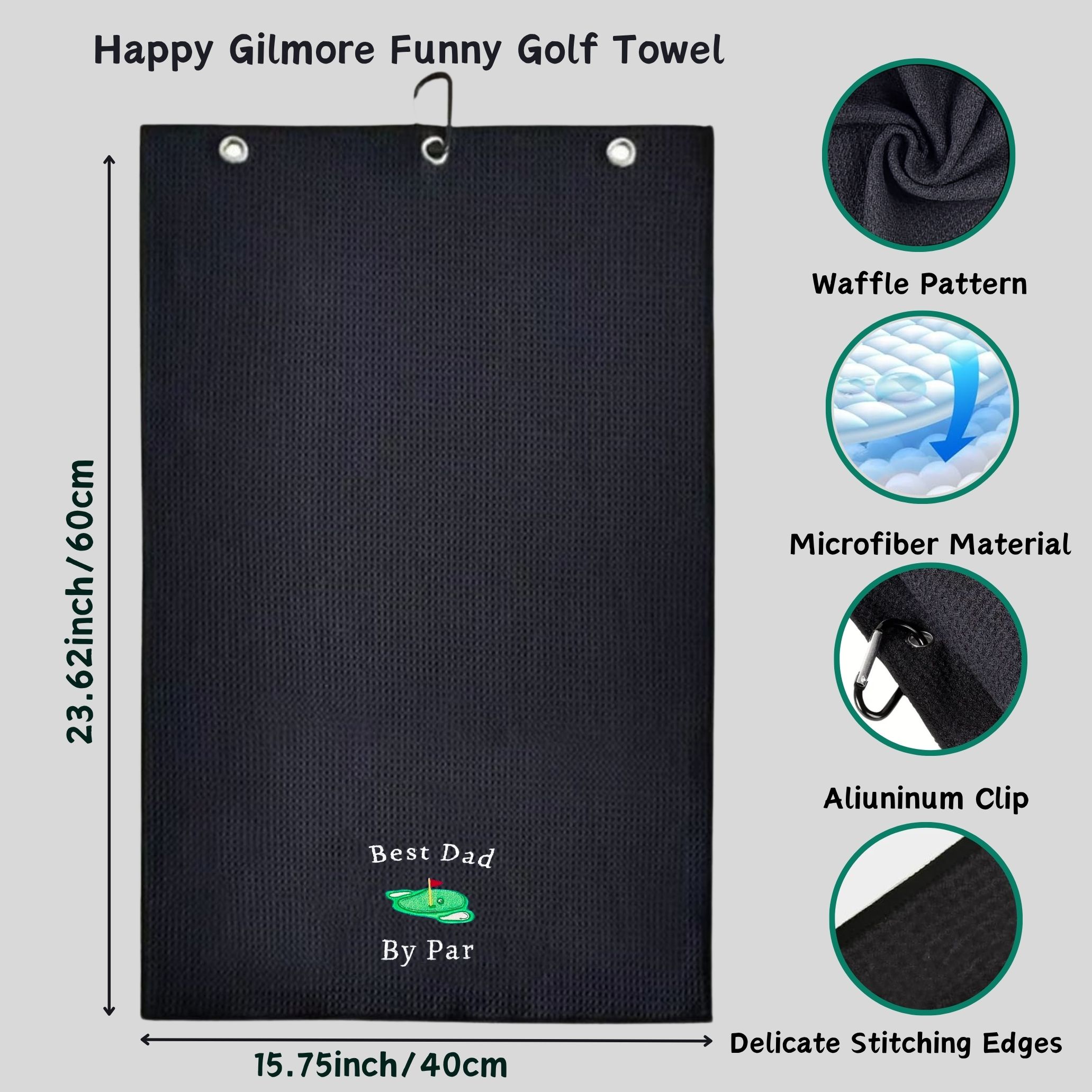 Melhor Toalha de Golfe Premium - Golf Towel Waffle avaliação e preço